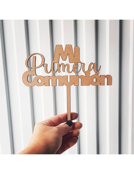Cake topper madera pro