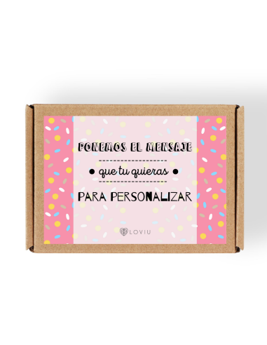 Caja personalizable rosa