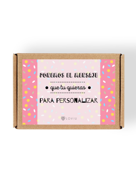 Caja personalizable rosa
