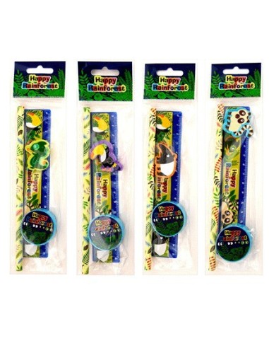 SET 4 PCS PAPELERiA ANIMALES DE REGALO