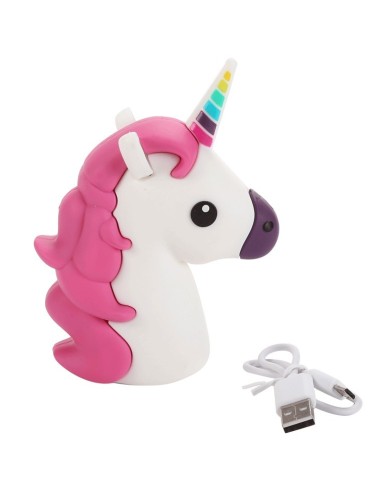 POWER BANK UNICORNIO 1200 mha EN CAJA DE REGALO