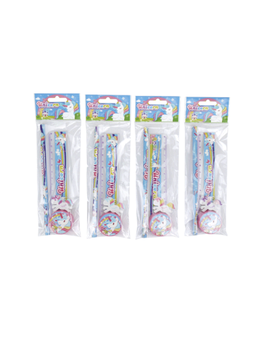 SET 4 PCS PAPELERiA UNICORNIO DE REGALO