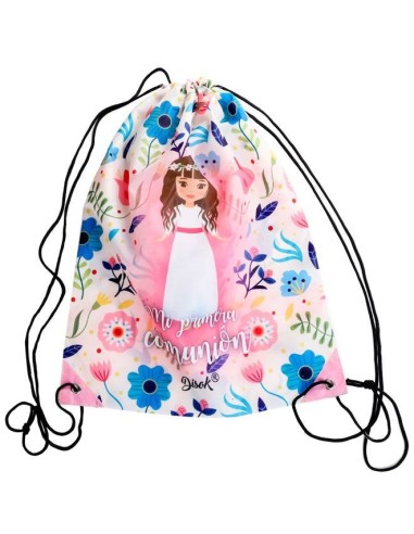 PETATE MOCHILA MI PRIMERA COMUNIoN NINA