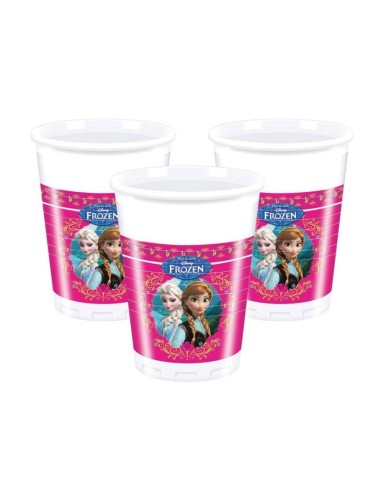 PACK DE 9 VASOS DE PLaSTICO FROZEN