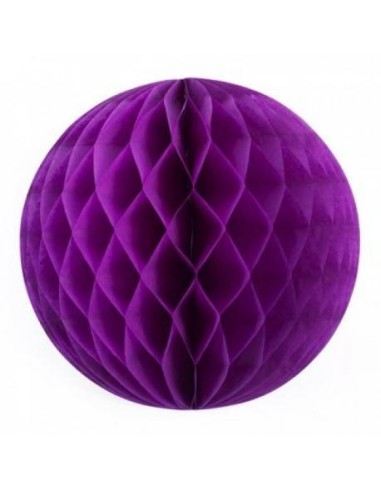 POMPONES NIDO 20CM PURPURA