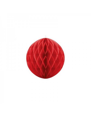 POMPONES NIDO 20CM ROJO