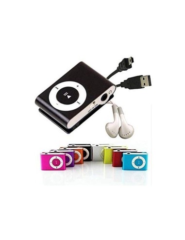 MP3 PLAYER CLIP AURICULARES CABLE USB EN CAJA