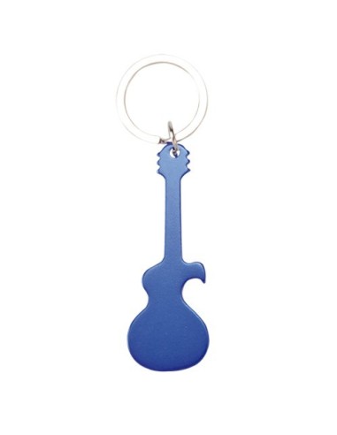 LLAVERO GUITARRA ABREBOTELLAS AZUL