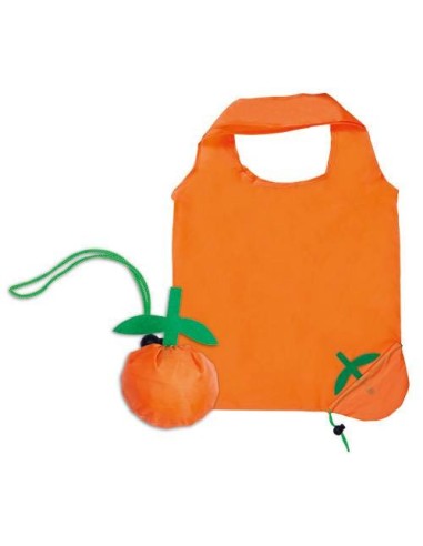 BOLSA PLEGABLE FRUITS NARANJA