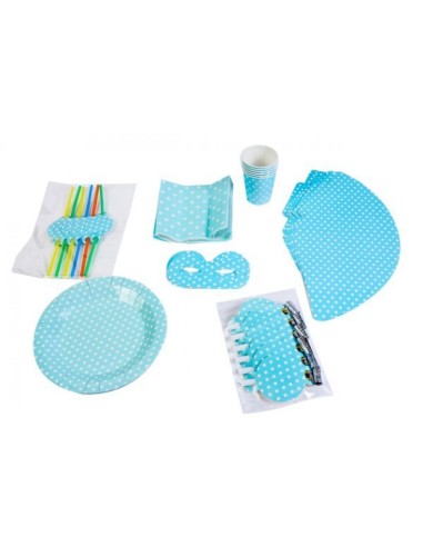 SET PARTY BABY SHOWER AZUL 7 ARTiCULOS DIFERENTES