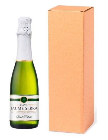 CAJA DE 14 BOTELLAS DE CAVA JAUME SERRA 37 CL CAJA KRAFT