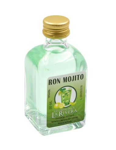 CAJA DE 24 LICORES ADONIS 50 ML MOJITO