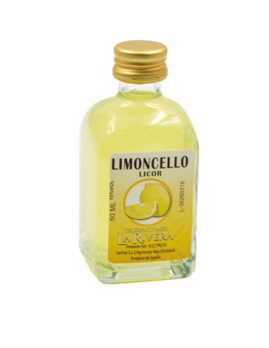 CAJA DE 24 LICORES ADONIS 50 ML LIMONCELLO