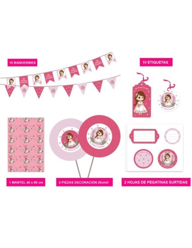 SET CANDY BAR PRIMERA COMUNIoN NINA